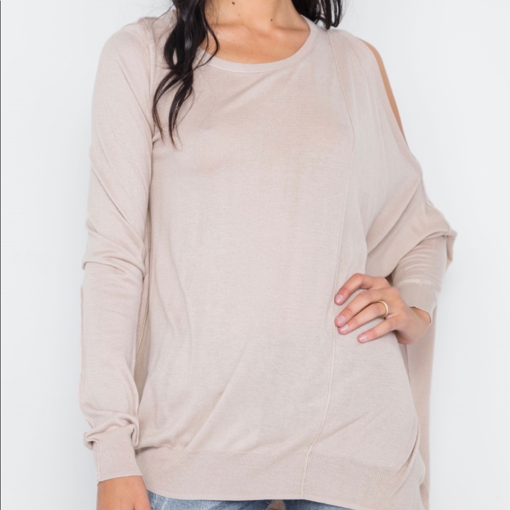 Asymmetrical Oversized Top